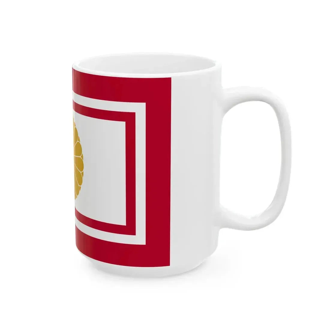 Flag of the Japanese Crown Prince (Japan) White Coffee Mug - Go Mug Yourself