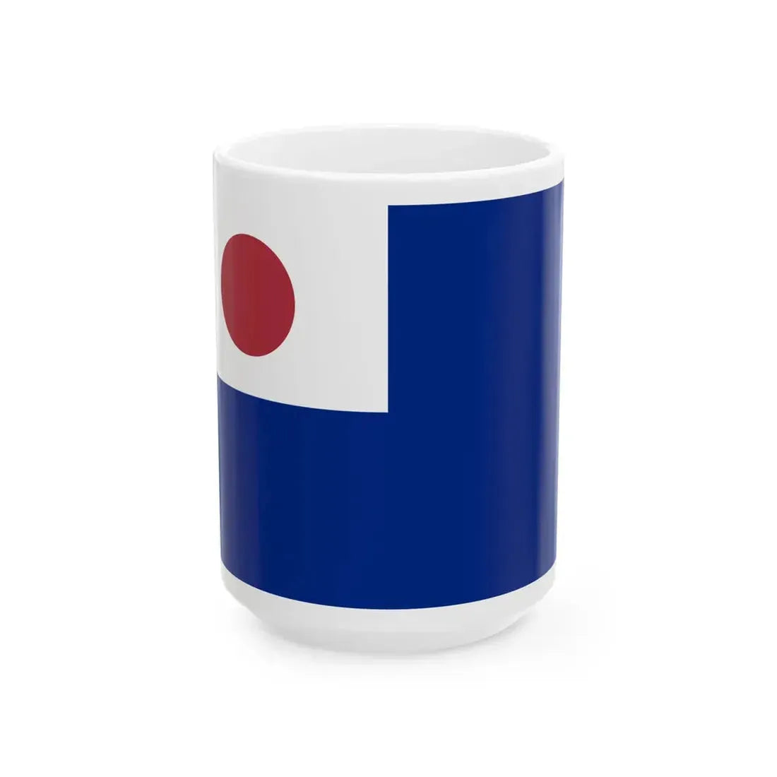 Flag of the Japanese Resident General of Korea 1905-1910 (Japan) White Coffee Mug 15oz - Go Mug Yourself