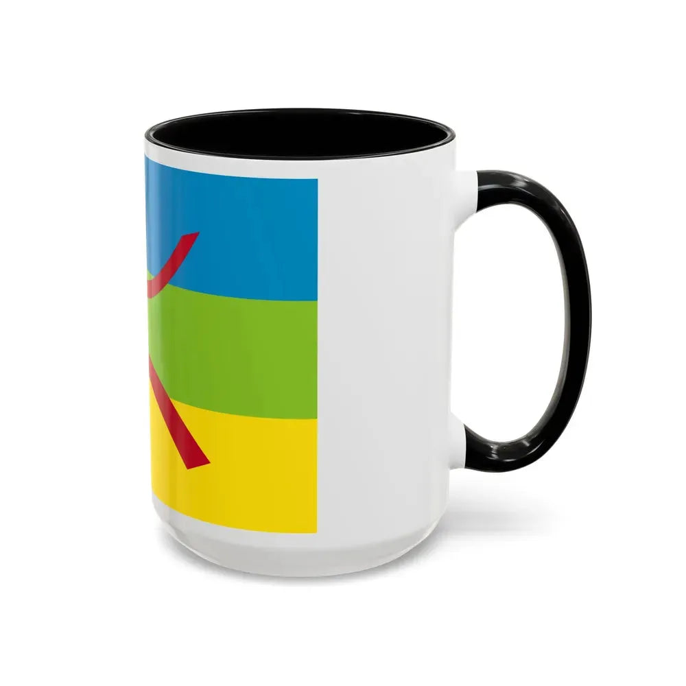 Flag of The Kabyle people Berber flag - Accent Coffee Mug - Go Mug Yourself