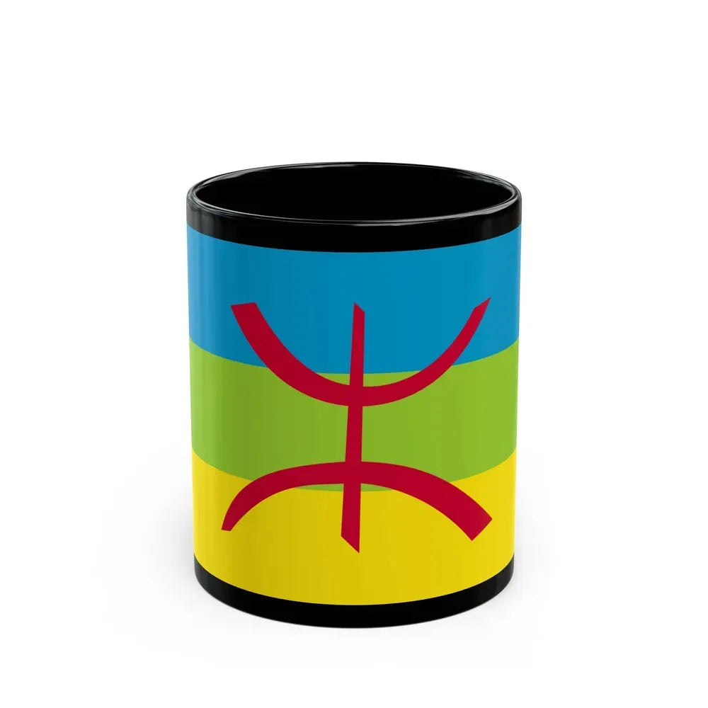 Flag of The Kabyle people Berber flag - Black Coffee Mug 11oz - Go Mug Yourself