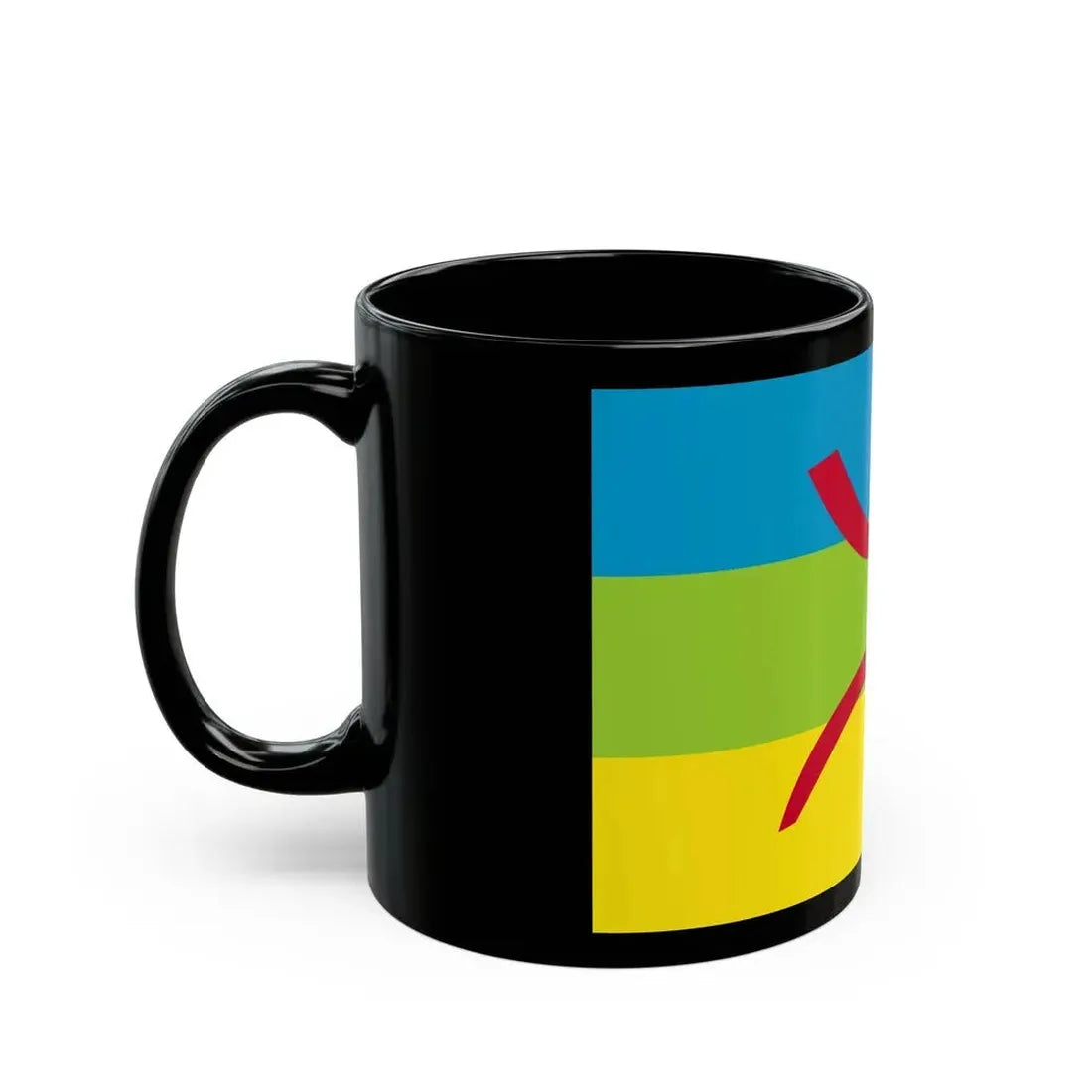 Flag of The Kabyle people Berber flag - Black Coffee Mug - Go Mug Yourself