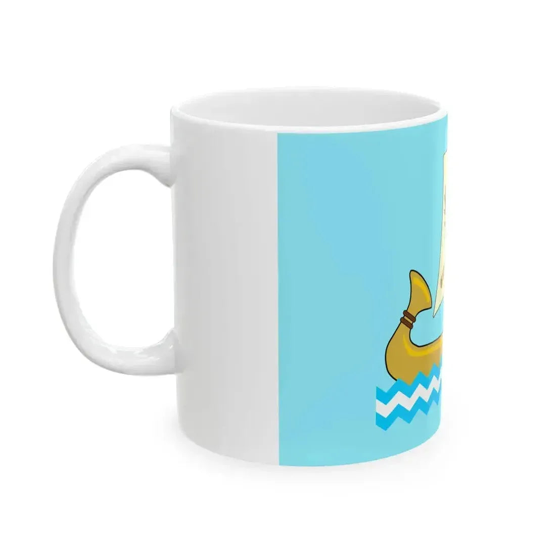Flag of the Kafr el Sheikh Governorate Egypt - White Coffee Mug - Go Mug Yourself