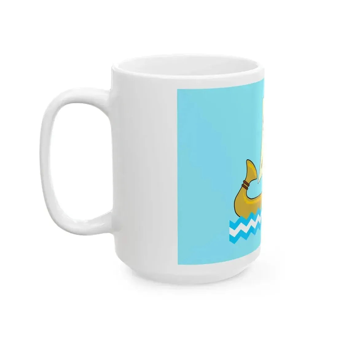 Flag of the Kafr el Sheikh Governorate Egypt - White Coffee Mug - Go Mug Yourself