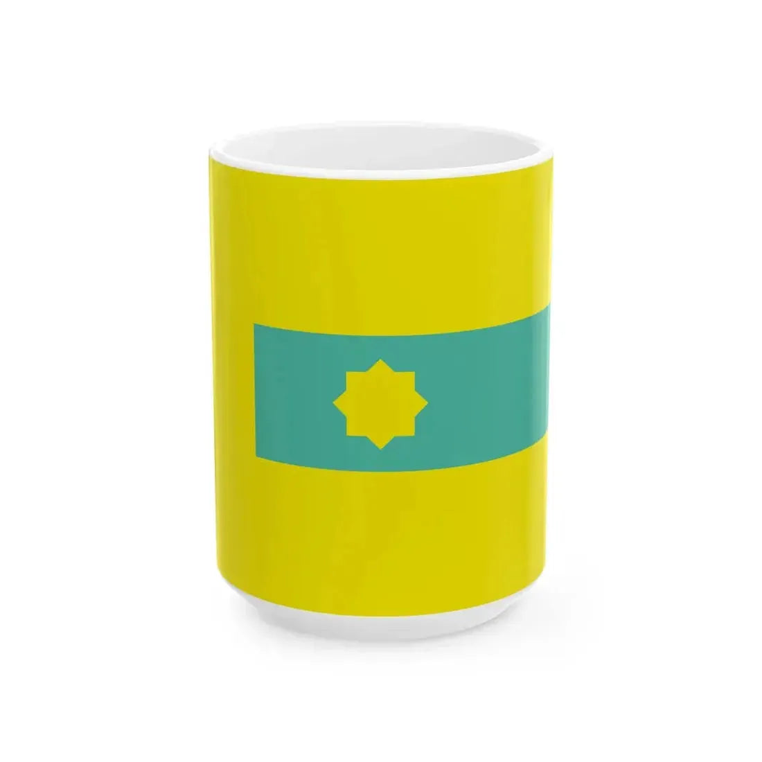 Flag of the Kampar Regency (Indonesia) White Coffee Mug 15oz - Go Mug Yourself