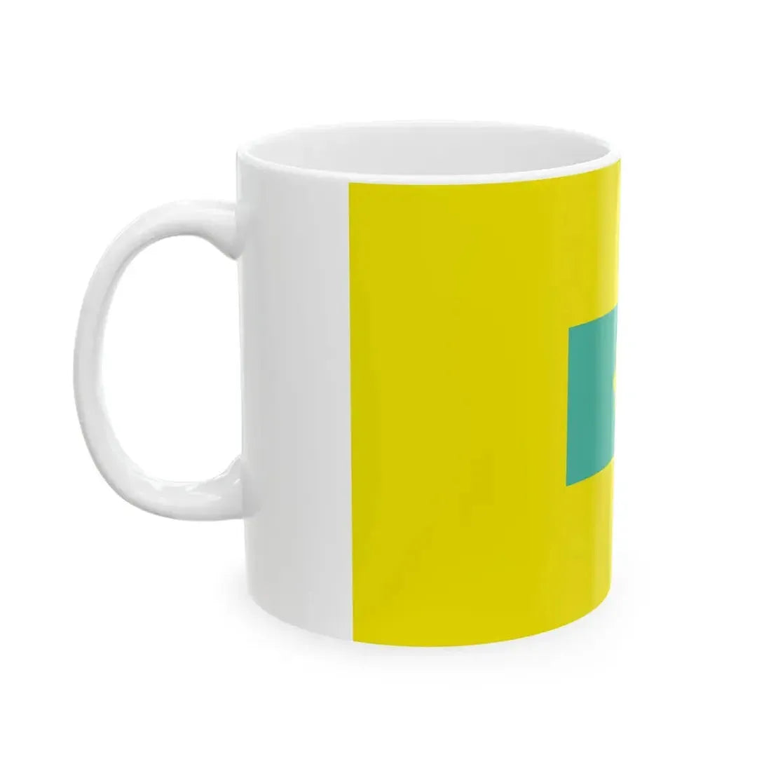 Flag of the Kampar Regency (Indonesia) White Coffee Mug - Go Mug Yourself