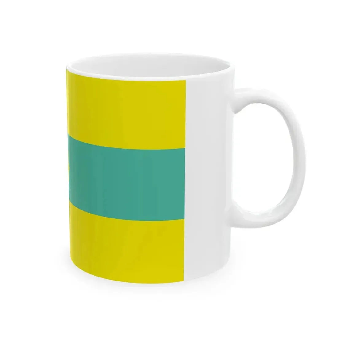 Flag of the Kampar Regency (Indonesia) White Coffee Mug - Go Mug Yourself