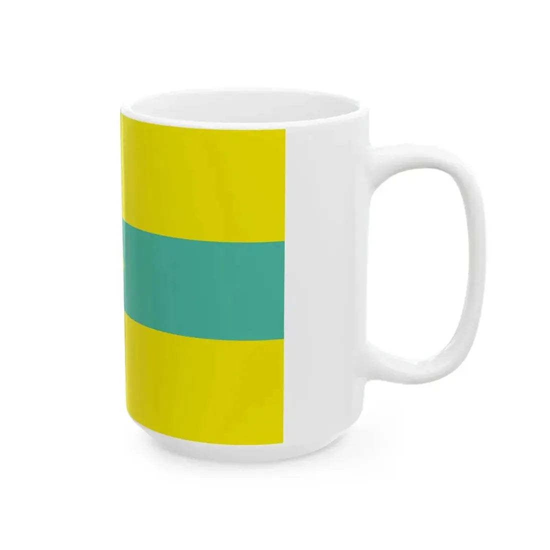 Flag of the Kampar Regency (Indonesia) White Coffee Mug - Go Mug Yourself