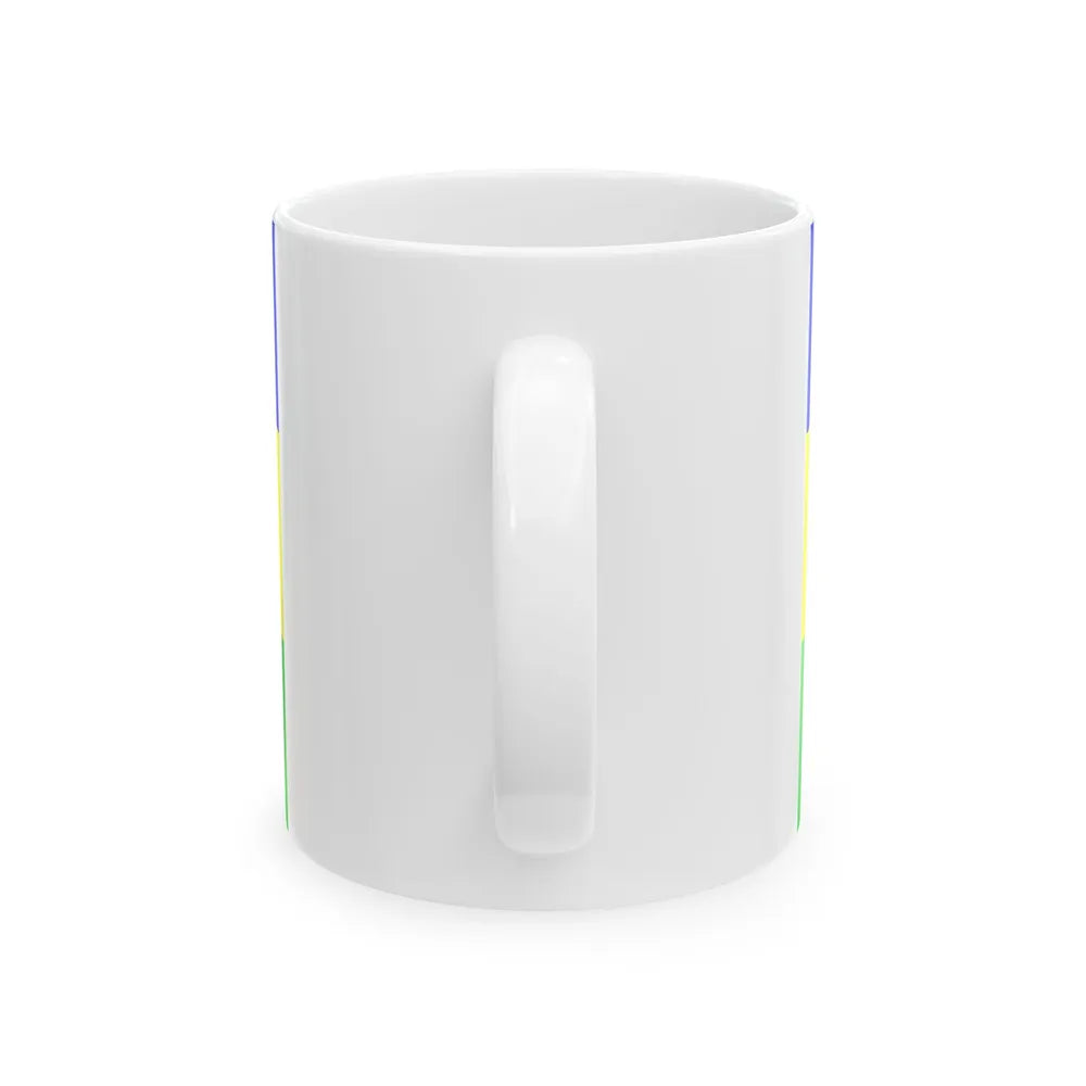 Flag of the Kanem-Bornu Empire (Chad) White Coffee Mug - Go Mug Yourself