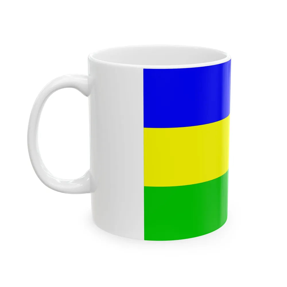 Flag of the Kanem-Bornu Empire (Chad) White Coffee Mug - Go Mug Yourself