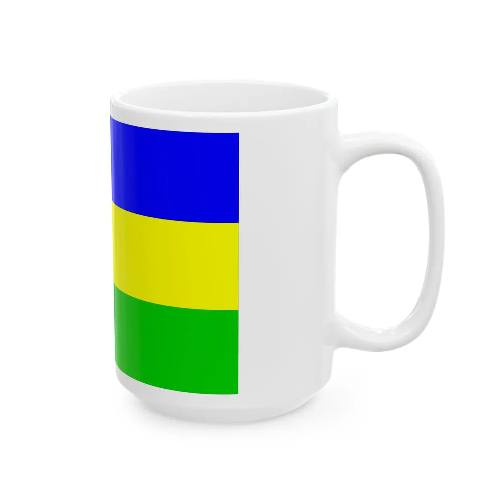 Flag of the Kanem-Bornu Empire (Chad) White Coffee Mug - Go Mug Yourself