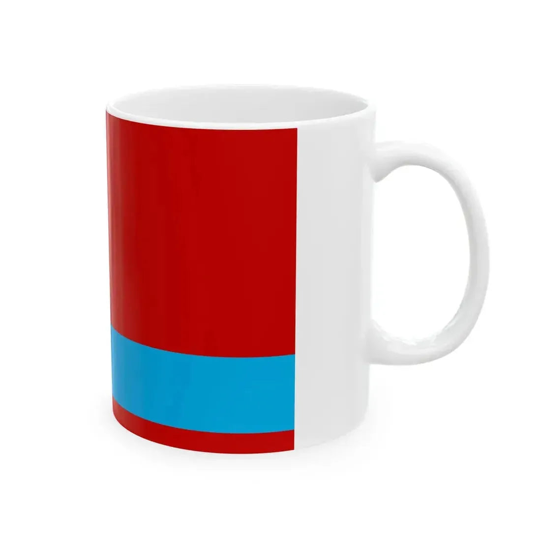 Flag of the Kazakh Soviet Socialist Republic 1953-1991 Flag of Kazakhstan 19911992 2-3 (Kazakhstan) White Coffee Mug - Go Mug Yourself