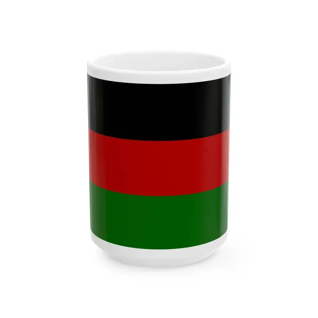 Flag of the Kenya African Union (Kenya) White Coffee Mug 15oz - Go Mug Yourself
