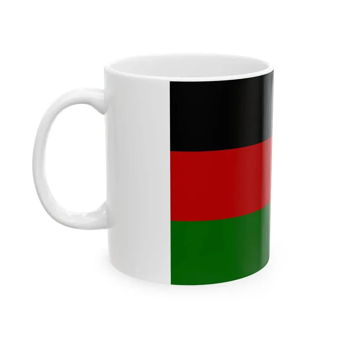 Flag of the Kenya African Union (Kenya) White Coffee Mug - Go Mug Yourself