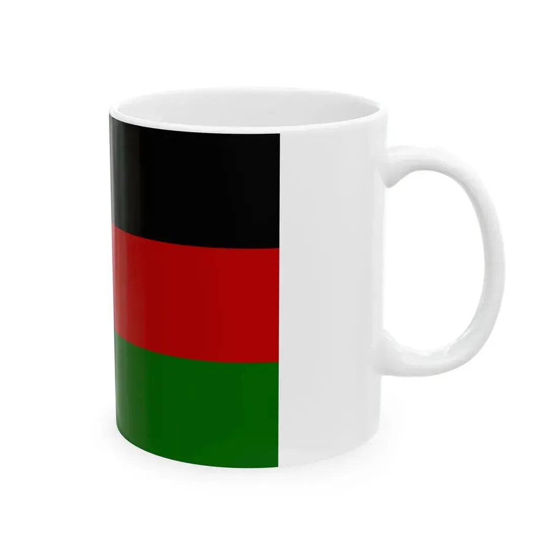 Flag of the Kenya African Union (Kenya) White Coffee Mug - Go Mug Yourself