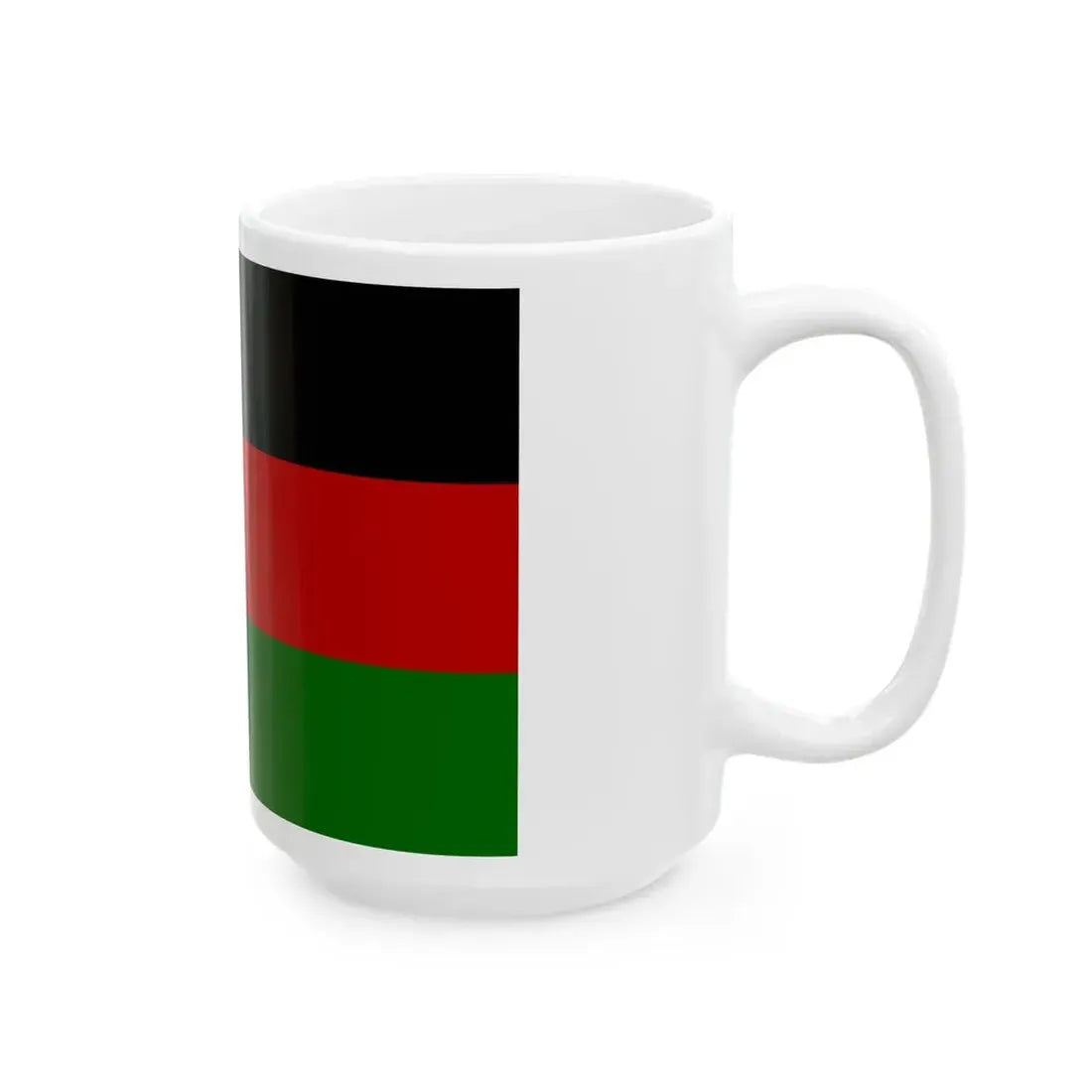 Flag of the Kenya African Union (Kenya) White Coffee Mug - Go Mug Yourself