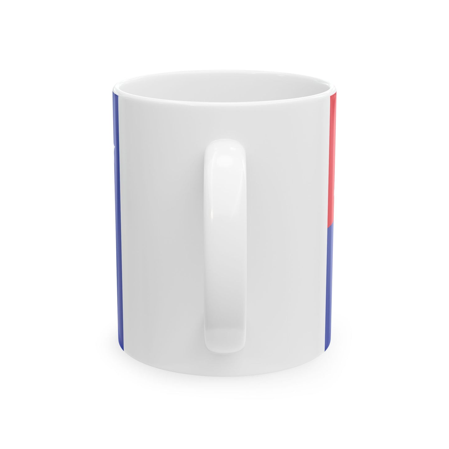 Flag of the Khmer Republic (Cambodia) White Coffee Mug-Go Mug Yourself