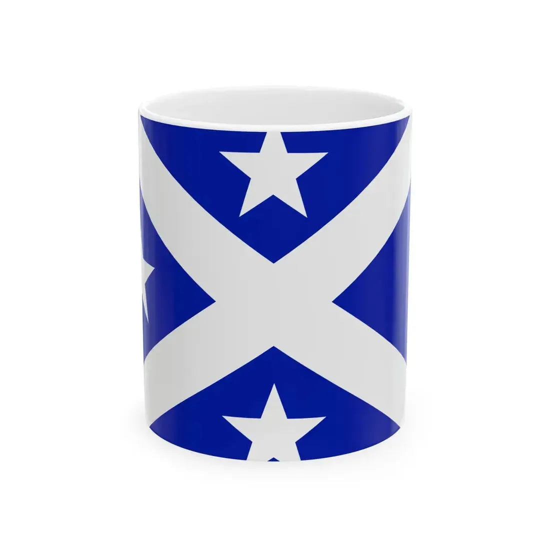 Flag of the Kingdom of Abemama 1884-c. 1889 (Kiribati) White Coffee Mug 11oz - Go Mug Yourself