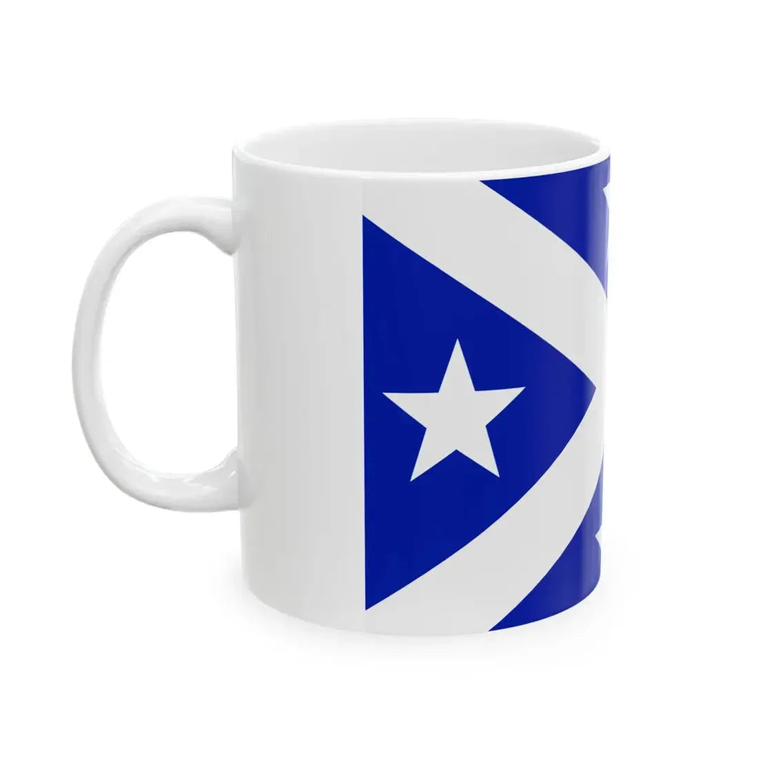 Flag of the Kingdom of Abemama 1884-c. 1889 (Kiribati) White Coffee Mug - Go Mug Yourself