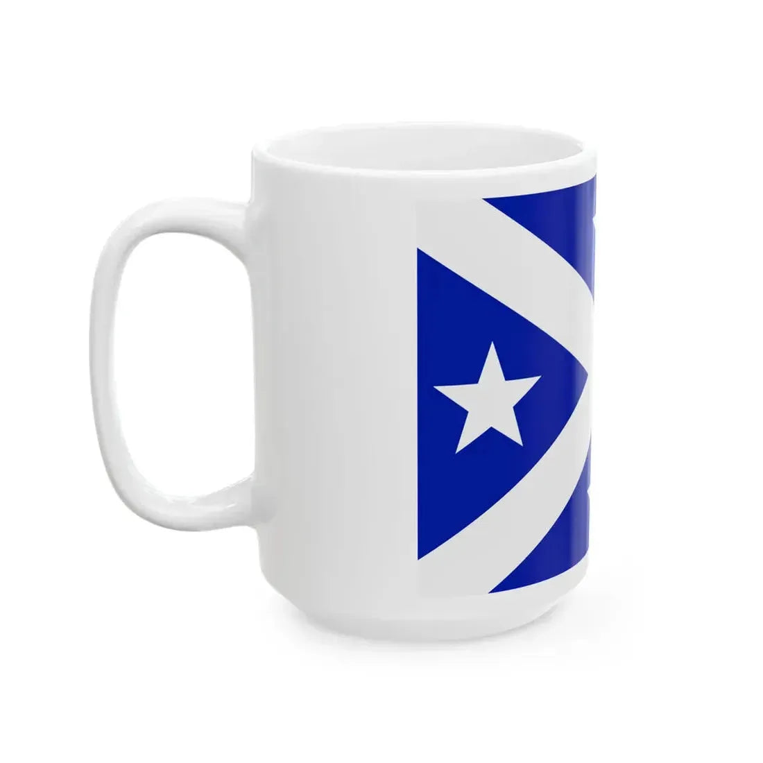 Flag of the Kingdom of Abemama April 1884-June 1884 (Kiribati) White Coffee Mug - Go Mug Yourself