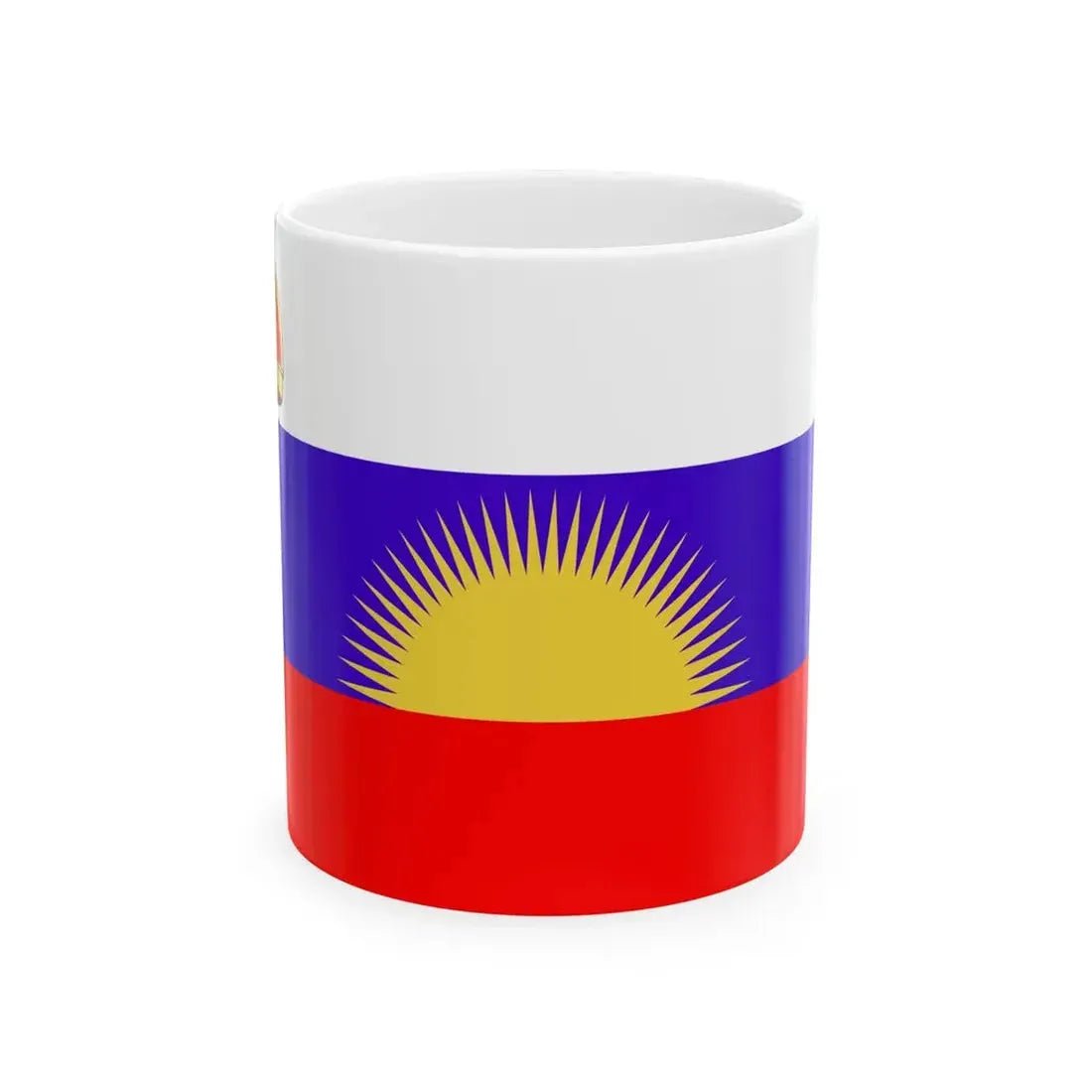 Flag of the Kingdom of Bau (Fiji) White Coffee Mug 11oz - Go Mug Yourself