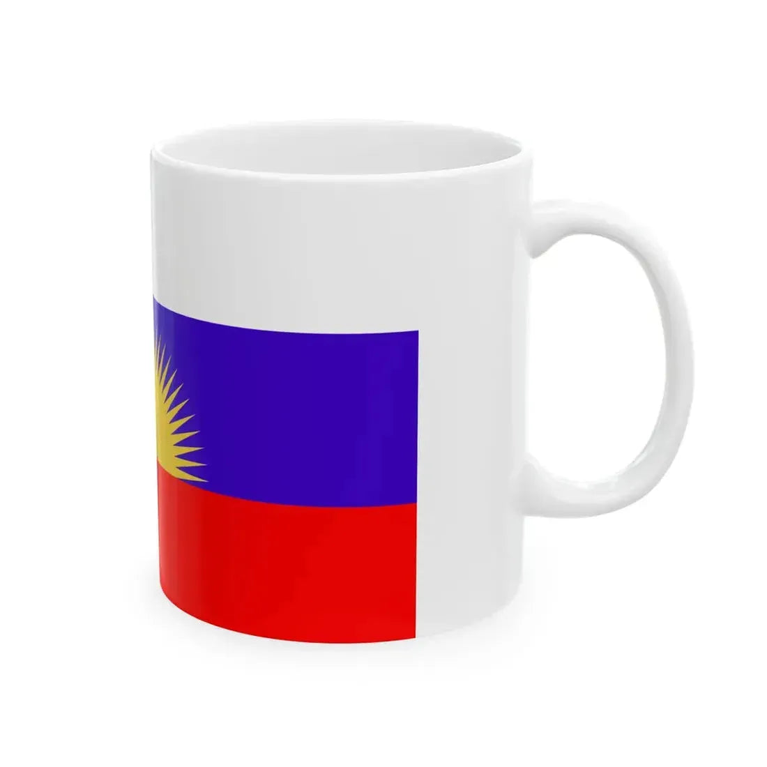 Flag of the Kingdom of Bau (Fiji) White Coffee Mug - Go Mug Yourself
