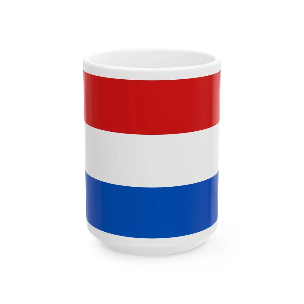 Flag of the Kingdom of Croatia (Croatia) White Coffee Mug 15oz - Go Mug Yourself