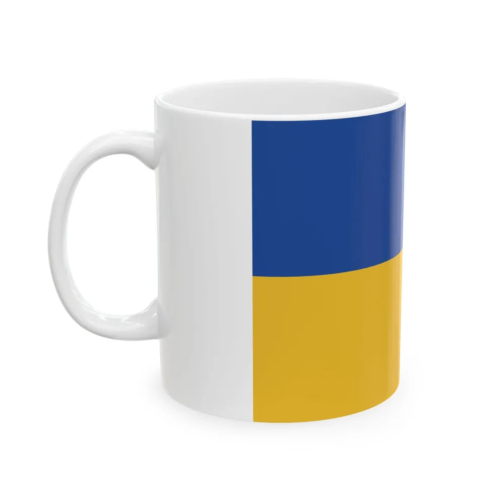 Flag of the Kingdom of Dalmatia (Croatia) White Coffee Mug - Go Mug Yourself