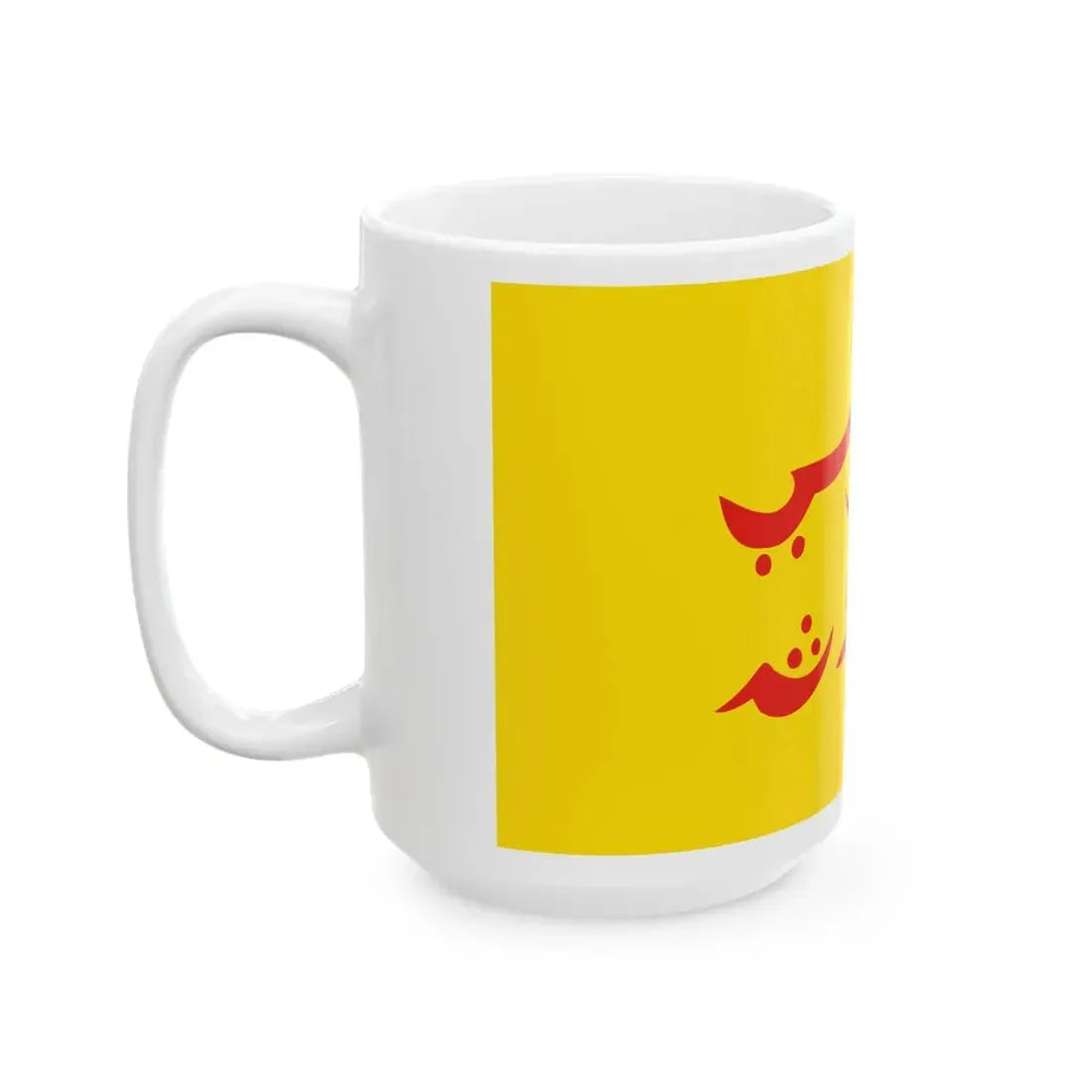 Flag of the Kingdom of Kotawaringin (Indonesia) White Coffee Mug - Go Mug Yourself