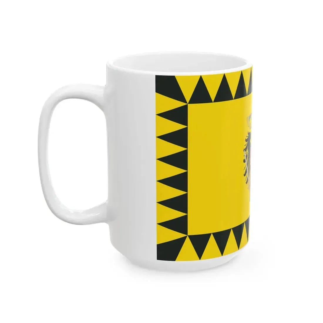 Flag of the Kingdom of LombardyVenetia 1815-1866 type 3 (Italy) White Coffee Mug - Go Mug Yourself
