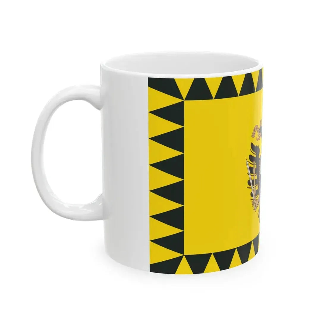 Flag of the Kingdom of LombardyVenetia (Italy) White Coffee Mug - Go Mug Yourself