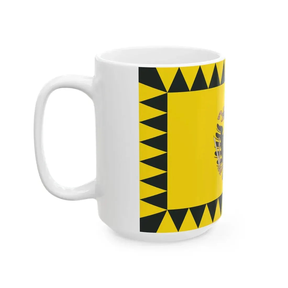 Flag of the Kingdom of LombardyVenetia (Italy) White Coffee Mug - Go Mug Yourself