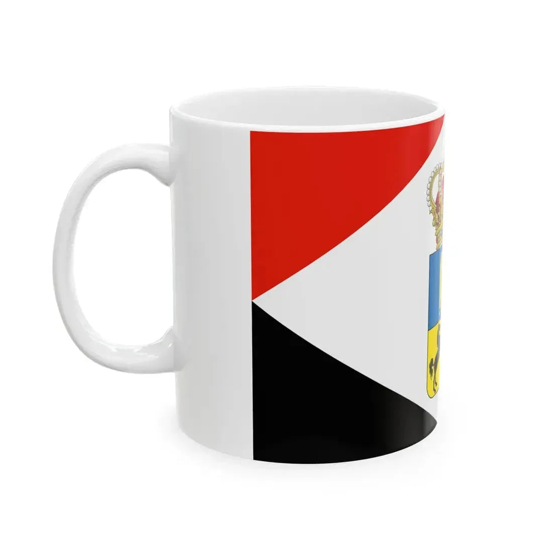 Flag of the Kingdom of Naples 1808 - type 2 (Italy) White Coffee Mug - Go Mug Yourself