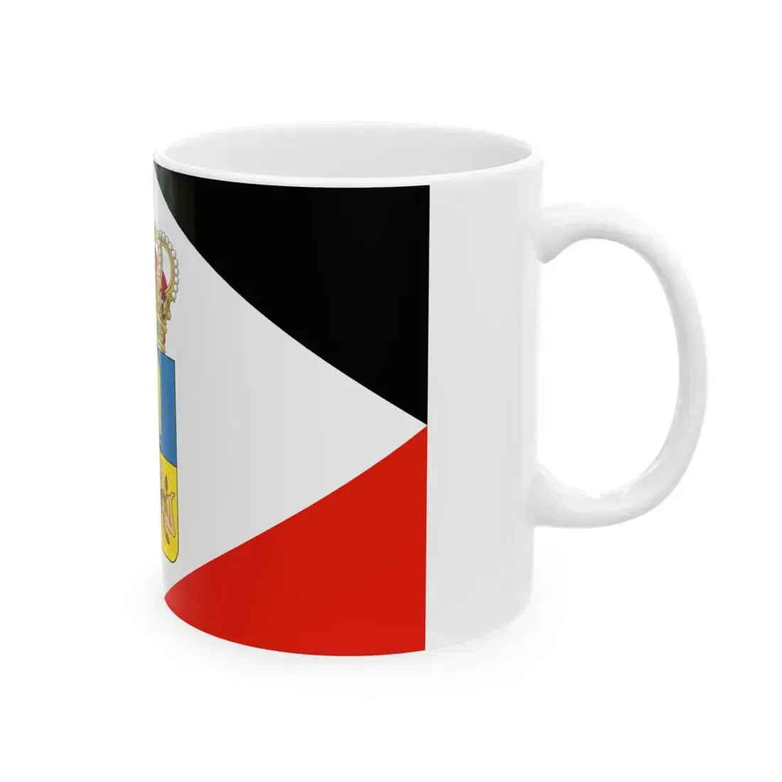 Flag of the Kingdom of Naples 1808 - type 2 (Italy) White Coffee Mug - Go Mug Yourself