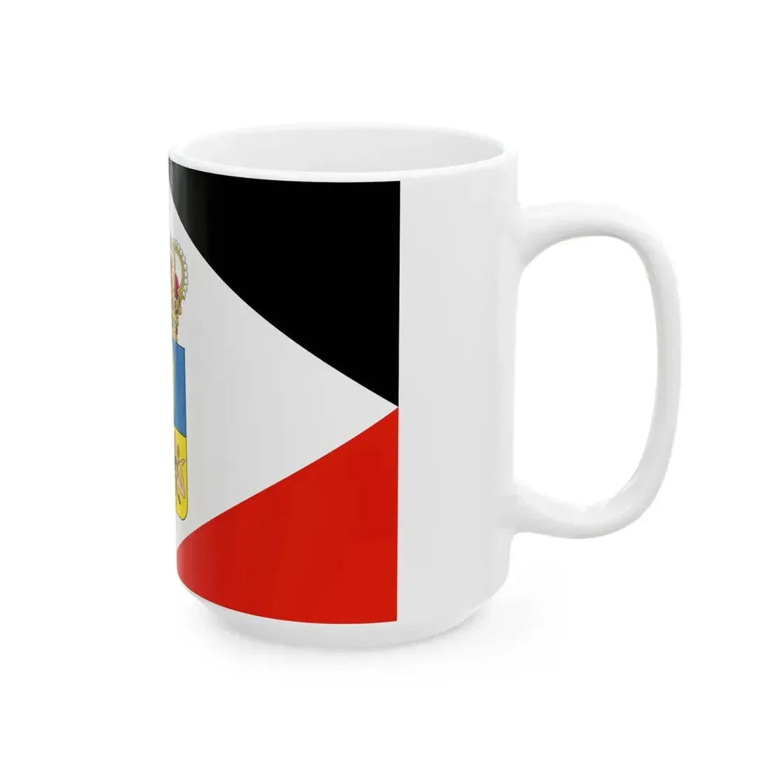 Flag of the Kingdom of Naples 1808 - type 2 (Italy) White Coffee Mug - Go Mug Yourself