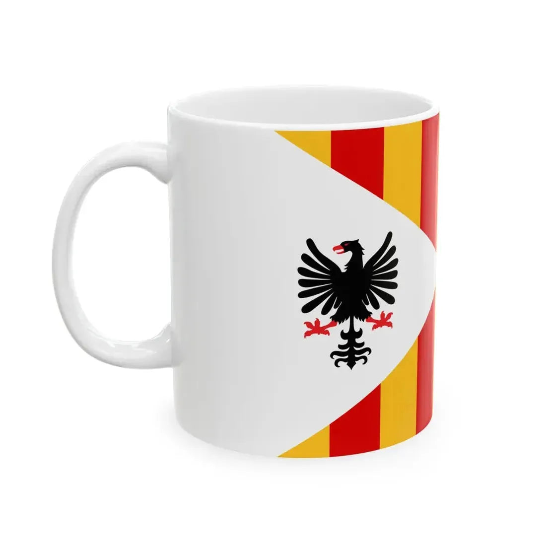 Flag of the Kingdom of Sicily (Italy) White Coffee Mug - Go Mug Yourself