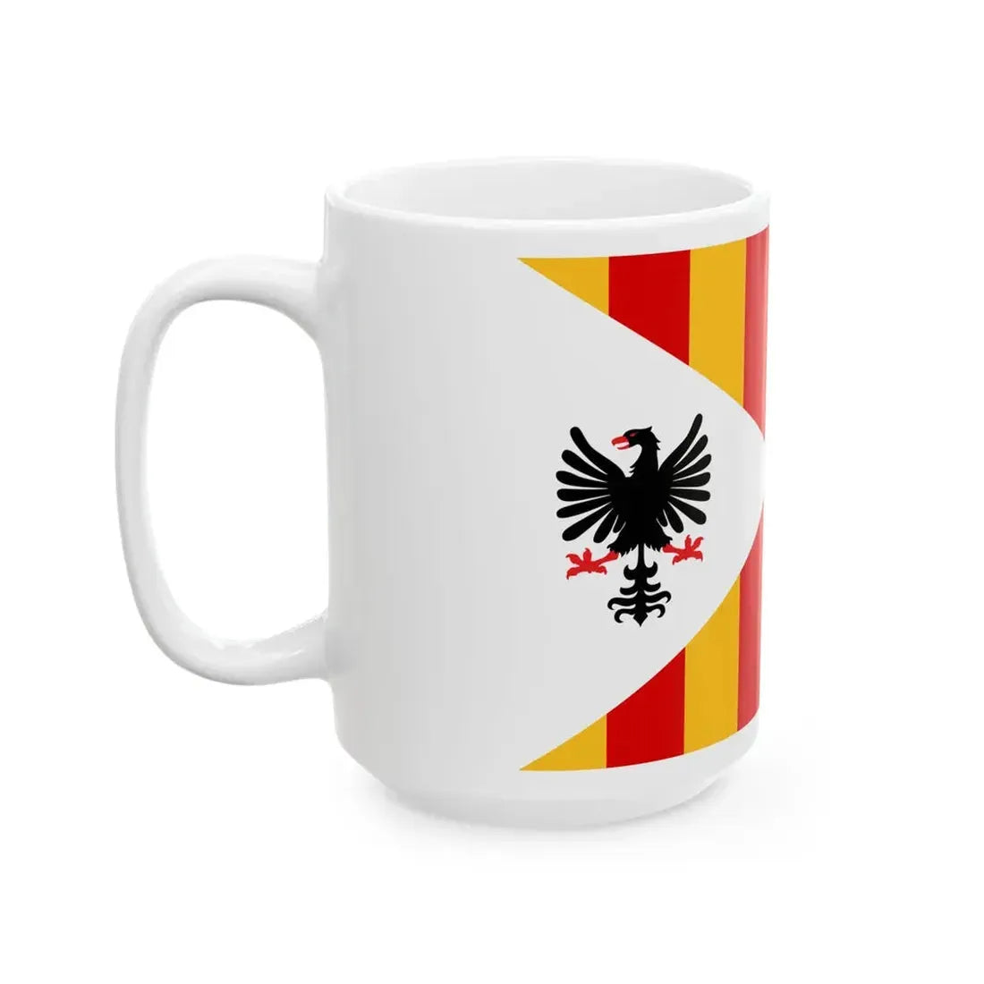 Flag of the Kingdom of Sicily (Italy) White Coffee Mug - Go Mug Yourself