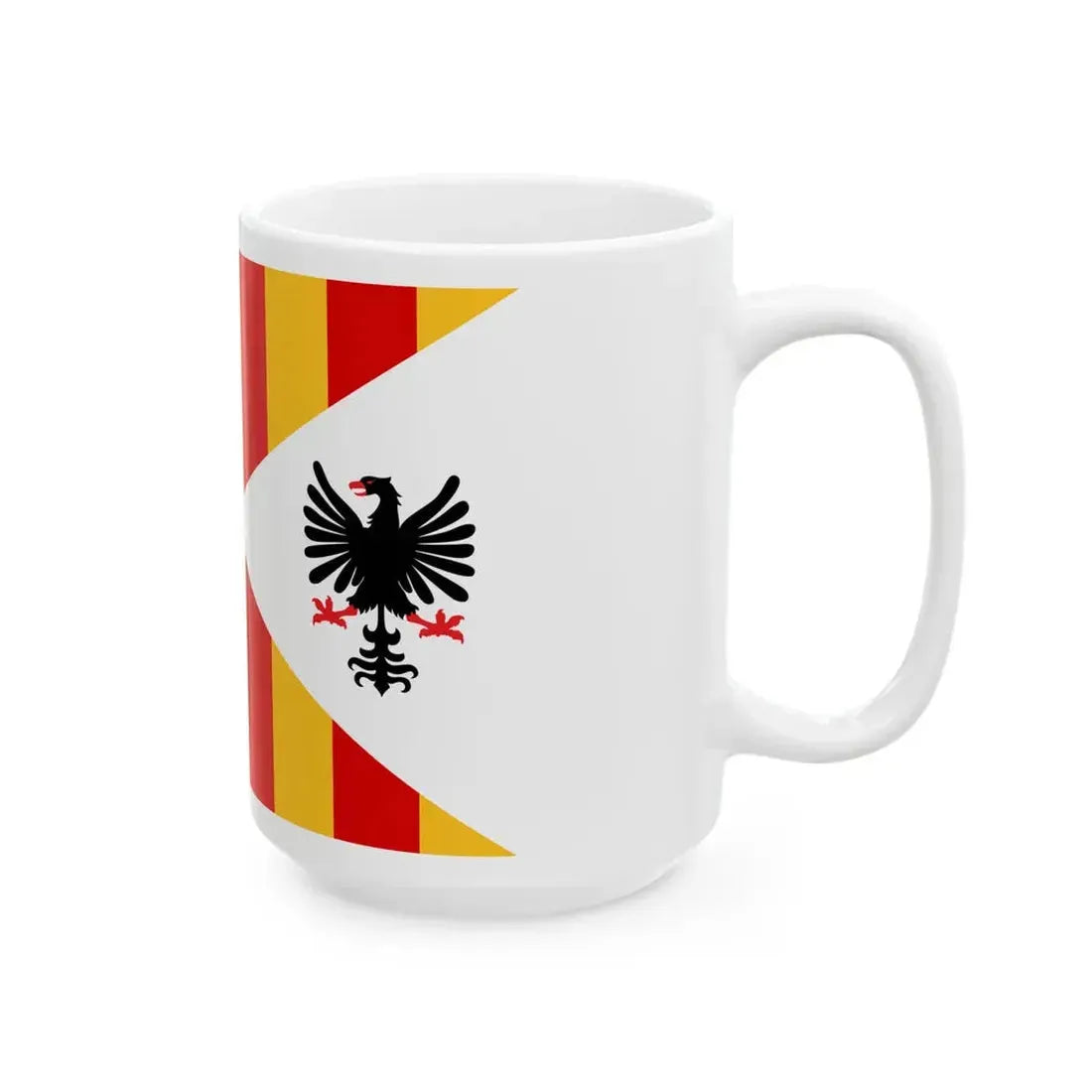 Flag of the Kingdom of Sicily (Italy) White Coffee Mug - Go Mug Yourself