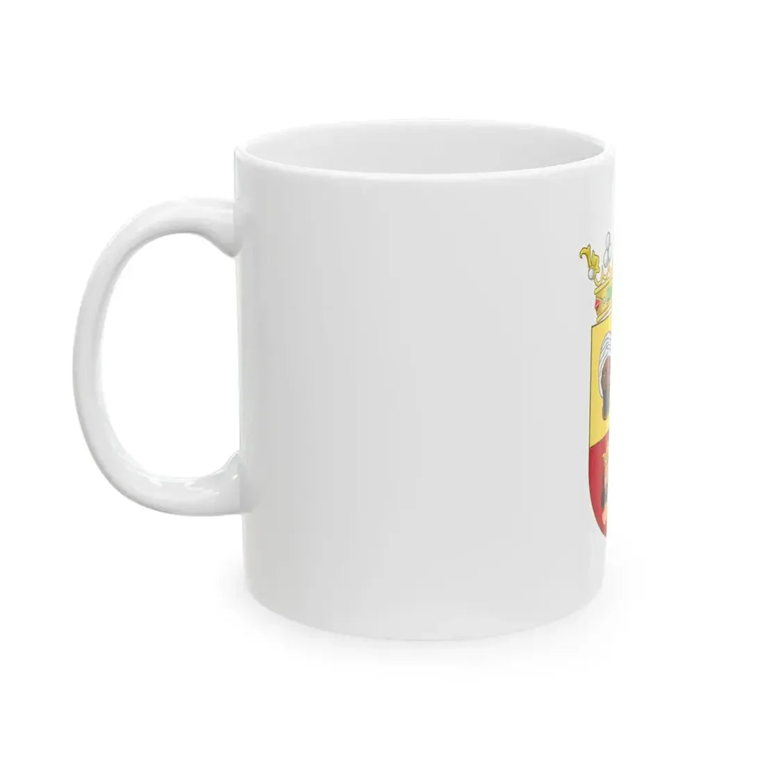 Flag of the Kingdom of the Algarve (Portugal) White Coffee Mug - Go Mug Yourself