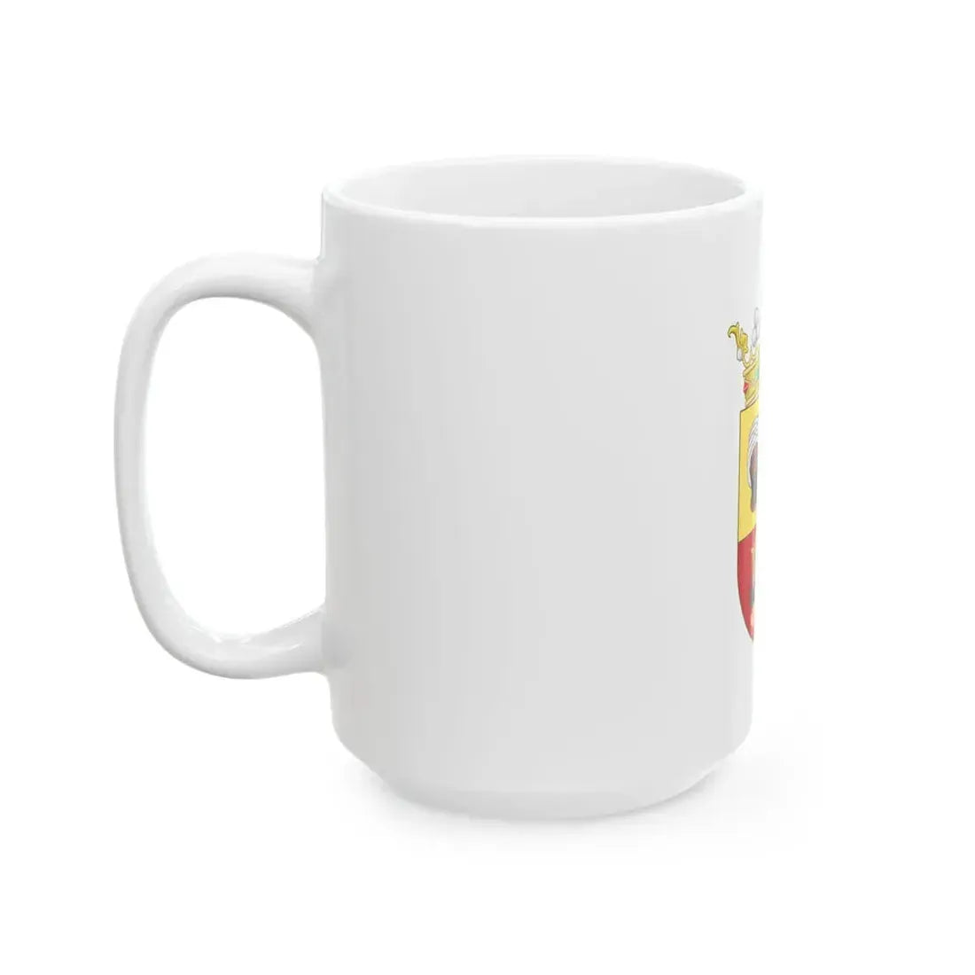 Flag of the Kingdom of the Algarve (Portugal) White Coffee Mug - Go Mug Yourself