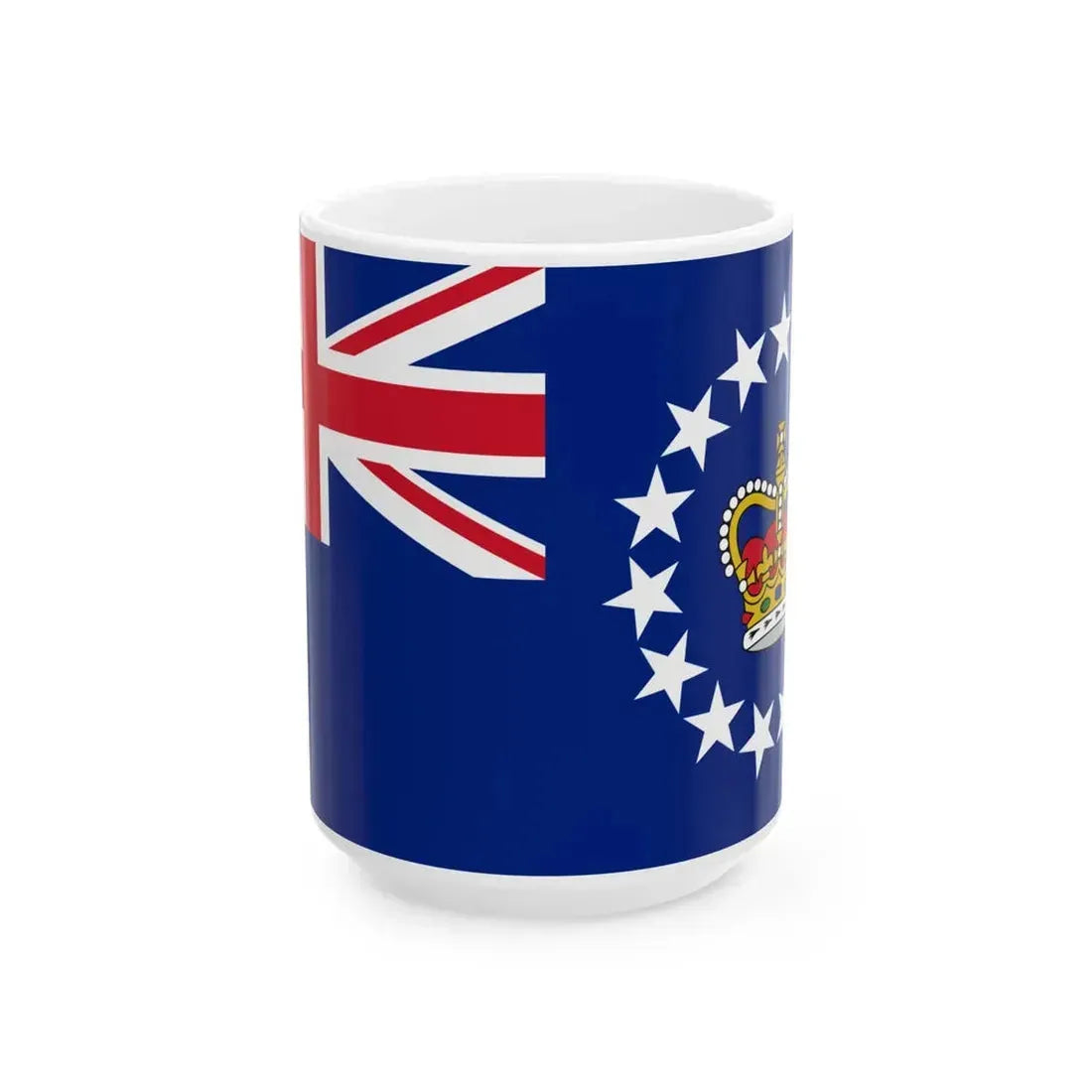 Flag of the Kings Representative (New Zealand) White Coffee Mug 15oz - Go Mug Yourself