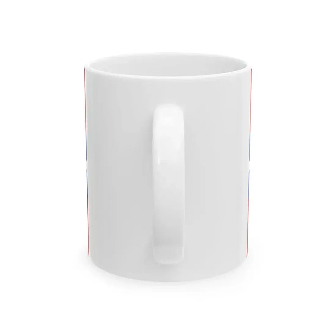Flag of the Kirghiz Soviet Socialist Republic 1952-1991 Flag of Kyrgyzstan 19911992 2-3 reverse (Kyrgyzstan) White Coffee Mug - Go Mug Yourself