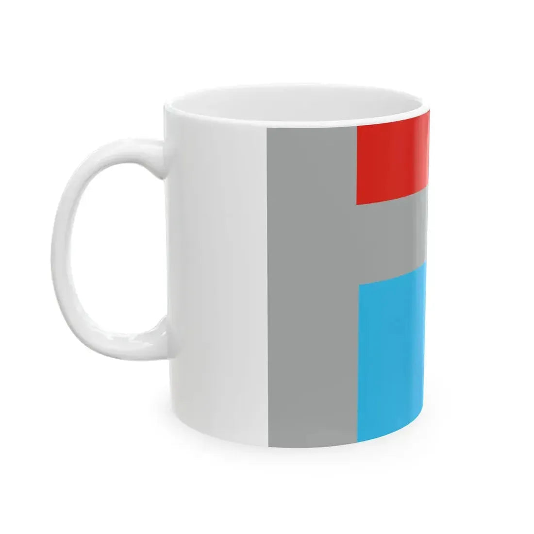 Flag of the Kuantan Singingi Regency (Indonesia) White Coffee Mug - Go Mug Yourself
