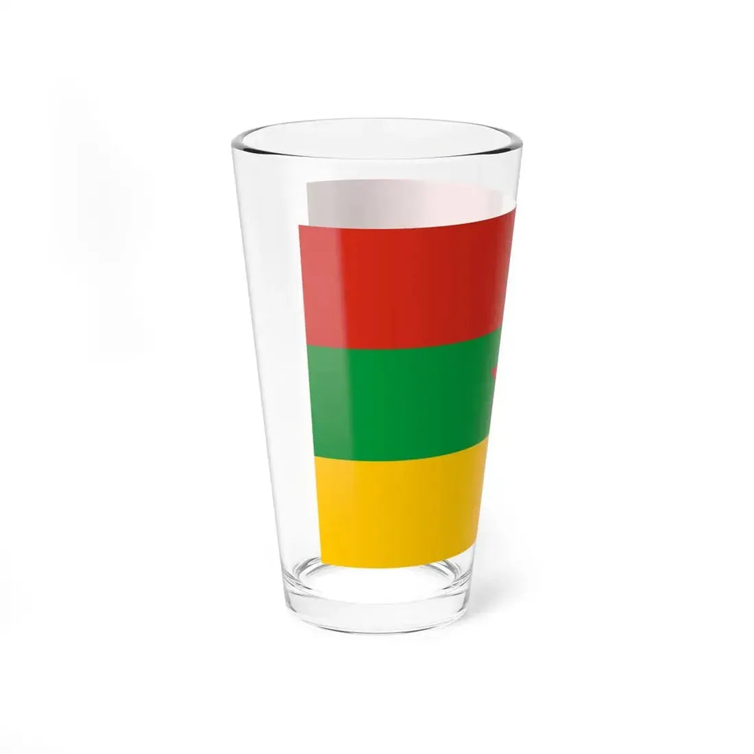 Flag of the Kurdistan Revolutionary Party Iraq (Iraq) Pint Glass 16oz - Go Mug Yourself