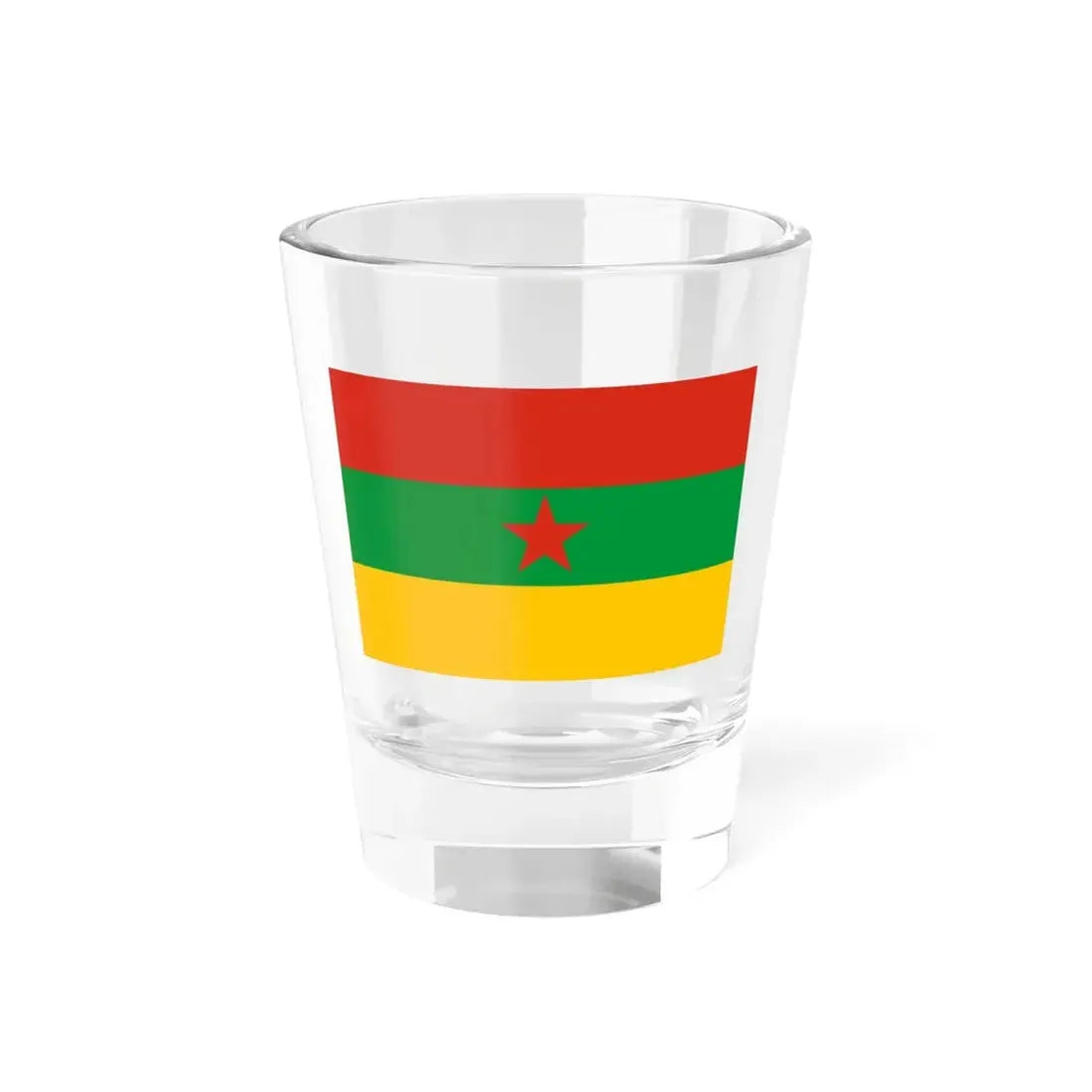 Flag of the Kurdistan Revolutionary Party Iraq (Iraq) Shot Glass 1.5oz 1.5oz - Go Mug Yourself