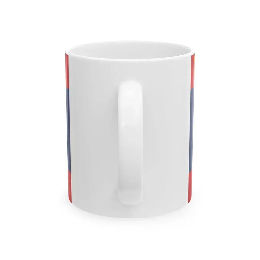 Flag of the Lao Peoples Armed Forces (Laos) White Coffee Mug - Go Mug Yourself