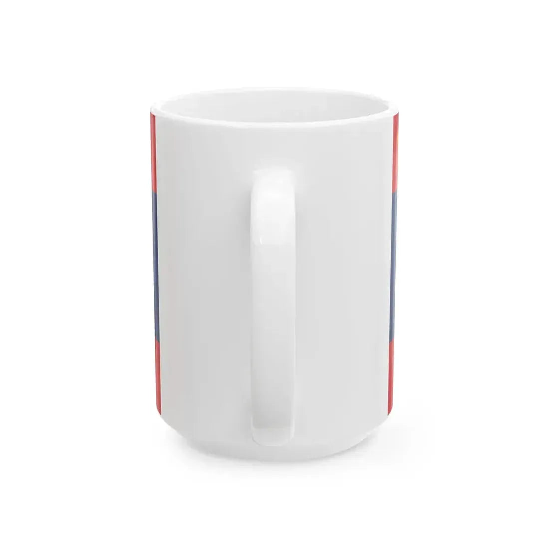 Flag of the Lao Peoples Armed Forces (Laos) White Coffee Mug - Go Mug Yourself