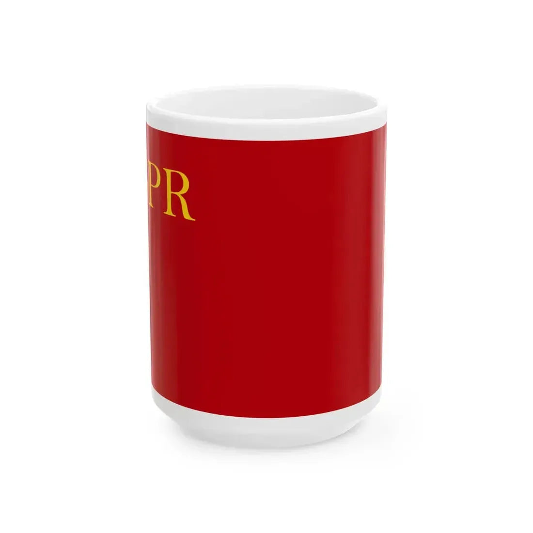 Flag of the Latvian Socialist Soviet Republic 1918-1920 (Latvia) White Coffee Mug 15oz - Go Mug Yourself