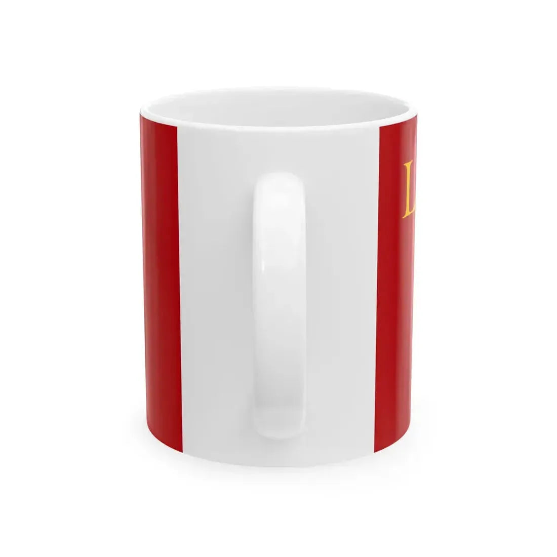 Flag of the Latvian Socialist Soviet Republic 1918-1920 (Latvia) White Coffee Mug - Go Mug Yourself