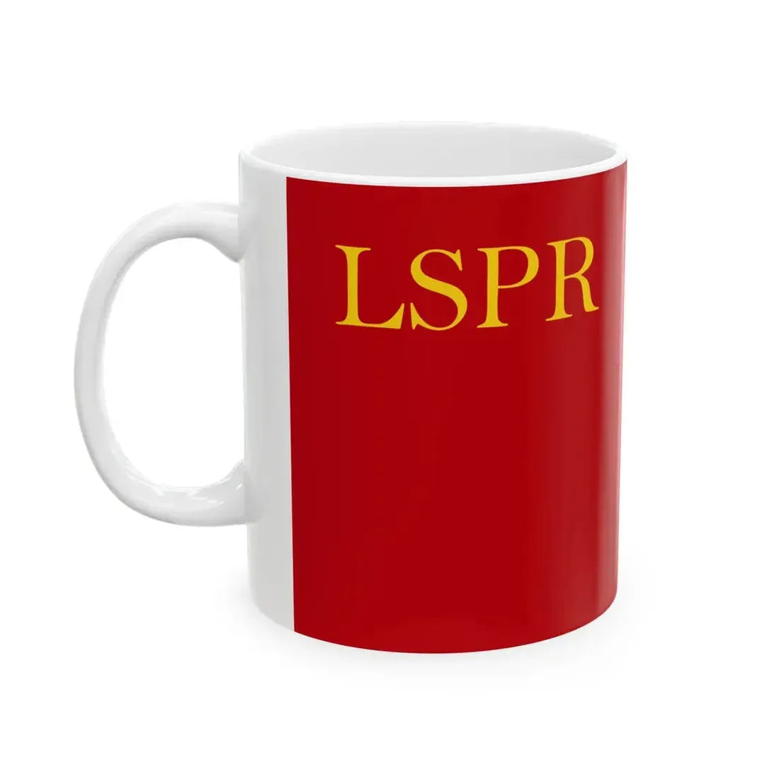 Flag of the Latvian Socialist Soviet Republic 1918-1920 (Latvia) White Coffee Mug - Go Mug Yourself