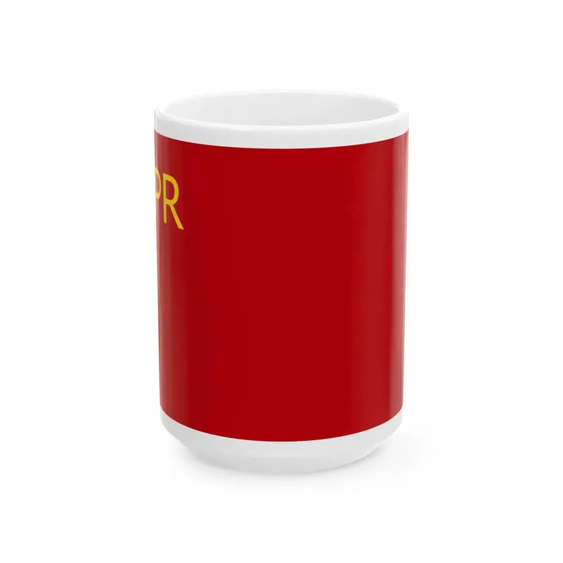 Flag of the Latvian Socialist Soviet Republic 1919-1920 (Latvia) White Coffee Mug 15oz - Go Mug Yourself